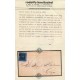 ARGENTINA 1856 GJ 1 CORRIENTES CARTA PLIEGO COMPLETO CIRCULADO DE CURUZU CUATIA A GOYA EN  23/11/1863 